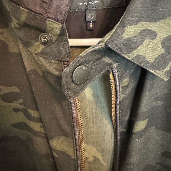 Rag and Bone army green military camp shell jacket size 42 - Picture 4 of 7